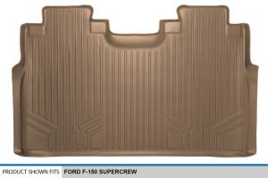 Maxliner USA - MAXLINER Custom Fit Floor Mats 2nd Row Liner Tan for 2015-2019 Ford F-150 SuperCrew with 1st Row Bucket Seats - Image 3