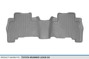 Maxliner USA - MAXLINER Custom Fit Floor Mats 2nd Row Liner Grey for 2010-2019 Toyota 4Runner / 2010-2019 Lexus GX460 - Image 3