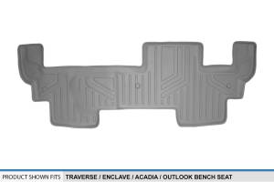 Maxliner USA - MAXLINER Custom Fit Floor Mats 2nd Row Liner Grey for Traverse / Enclave / Acadia / Outlook (with 2nd Row Bench Seat) - Image 3