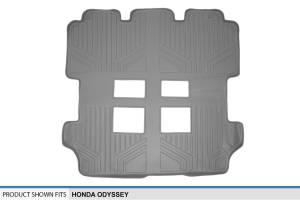 Maxliner USA - MAXLINER Custom Fit Floor Mats 2nd and 3rd Row Liner Grey for 2011-2017 Honda Odyssey - Image 3