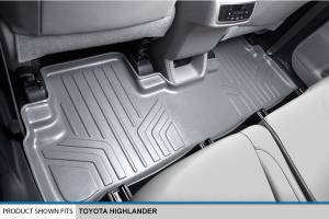 Maxliner USA - MAXLINER Custom Fit Floor Mats 2nd Row Liner Grey for 2014-2019 Toyota Highlander - Image 2