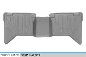 Maxliner USA - MAXLINER Custom Fit Floor Mats 2nd Row Liner Grey for 2015-2018 Hilux REVO - Image 3