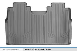 Maxliner USA - MAXLINER Custom Fit Floor Mats 2nd Row Liner Grey for 2015-2019 Ford F-150 SuperCrew with 1st Row Bench Seats - Image 3