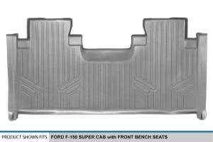 Maxliner USA - MAXLINER Custom Fit Floor Mats 2nd Row Liner Grey for 2015-2019 Ford F-150 SuperCab with 1st Row Bench Seat - Image 3