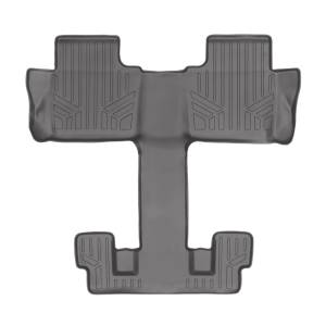 MAXLINER Custom Fit Floor Mats 2nd and 3rd Row Liner Grey for 2017-2019 GMC Acadia with 2nd Row Bucket Seats