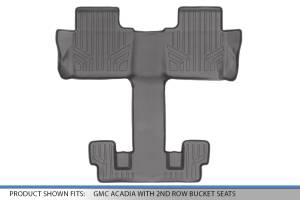 Maxliner USA - MAXLINER Custom Fit Floor Mats 2nd and 3rd Row Liner Grey for 2017-2019 GMC Acadia with 2nd Row Bucket Seats - Image 3