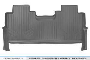 Maxliner USA - MAXLINER Floor Mats 2nd Row Liner Grey for 2017-2019 Ford F-250 / F-350 Super Duty Crew Cab with 1st Row Bucket Seats - Image 3