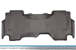 Maxliner USA - MAXLINER Custom Fit Floor Mats 2nd Row Liner Cocoa for 2019 Ram 1500 Quad Cab with 1st Row Captain Seat or Bench Seats - Image 2