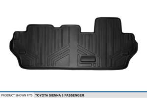Maxliner USA - MAXLINER Custom Fit Floor Mats 3rd Row Liner Black for 2011-2020 Toyota Sienna 8 Passenger Model Only - Image 3