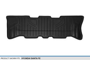 Maxliner USA - MAXLINER Custom Fit Floor Mats 3rd Row Liner Black for 2013-2018 Hyundai Santa Fe with 3rd Row Seat / 2019 Santa Fe XL - Image 3