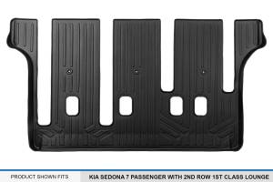 Maxliner USA - MAXLINER Custom Fit Floor Mats 3rd Row Liner Black for 2015-2019 Kia Sedona 7 Passenger Model with 2nd Row 1st Class Lounge - Image 3