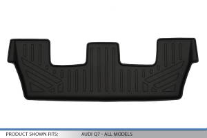 Maxliner USA - MAXLINER Custom Fit Floor Mats 3rd Row Liner Black for 2017-2019 Audi Q7 / 2019 Audi Q8 - Image 3