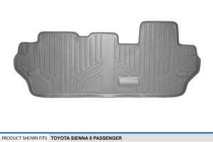 Maxliner USA - MAXLINER Custom Fit Floor Mats 3rd Row Liner Grey for 2011-2020 Toyota Sienna 8 Passenger Model Only - Image 3