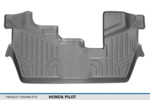 Maxliner USA - MAXLINER Custom Fit Floor Mats 3rd Row Liner Grey for 2016-2019 Honda Pilot 8 Passenger Model - Image 3