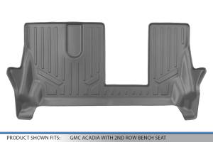 Maxliner USA - MAXLINER Custom Fit Floor Mats 3rd Row Liner Grey for 2017-2019 GMC Acadia with 2nd Row Bench Seat - Image 3