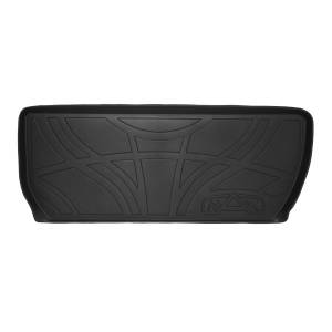 MAXLINER All Weather Custom Fit Cargo Trunk Liner Floor Mat Behind 3rd Row Black for 2008-2017 Traverse / Enclave