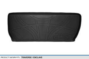 Maxliner USA - MAXLINER All Weather Custom Fit Cargo Trunk Liner Floor Mat Behind 3rd Row Black for 2008-2017 Traverse / Enclave - Image 3