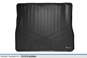 Maxliner USA - MAXLINER All Weather Custom Fit Cargo Trunk Liner Floor Mat Behind 2nd Row Black for 2011-2020 Toyota Sienna - Image 3