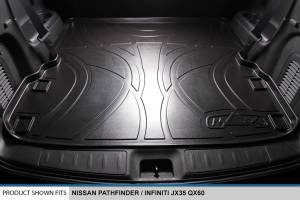 Maxliner USA - MAXLINER Cargo Trunk Liner Floor Mat Behind 2nd Row Black for 13-19 Nissan Pathfinder / 2013 Infiniti JX35 / 2014-2019 QX60 - Image 2