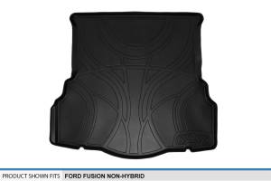 Maxliner USA - MAXLINER All Weather Custom Fit Cargo Trunk Liner Floor Mat Black for 2013-2019 Ford Fusion - No Hybrid or Plug-In Models - Image 3