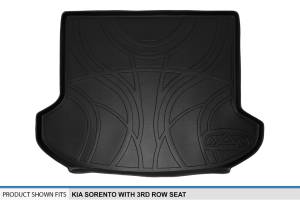 Maxliner USA - MAXLINER All Weather Custom Fit Cargo Trunk Liner Floor Mat Black for 2011-2015 Kia Sorento with 3rd Row Seats - Image 3