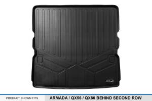 Maxliner USA - MAXLINER Cargo Trunk Liner Floor Mat Behind 2nd Row Black for 2017-2019 Nissan Armada / 11-13 Infiniti QX56 / 2014-19 QX80 - Image 3