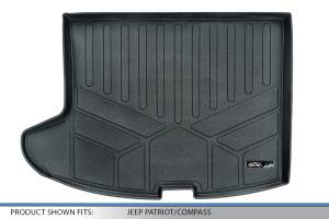 Maxliner USA - MAXLINER All Weather Custom Fit Cargo Trunk Liner Floor Mat Black for 2007-2017 Jeep Patriot / Compass (Old Body Style) - Image 3