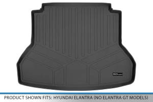Maxliner USA - MAXLINER All Weather Custom Cargo Liner Trunk Floor Mat Black for 2017-2019 Hyundai Elantra (No Elantra GT Models) - Image 3
