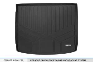 Maxliner USA - MAXLINER All Weather Custom Cargo Trunk Liner Floor Mat Black for 2011-2018 Porsche Cayenne with Standard Bose Sound System - Image 3
