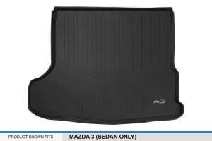 Maxliner USA - MAXLINER All Weather Custom Fit Cargo Trunk Liner Floor Mat Black for 2014-2018 Mazda 3 Sedan - Image 3