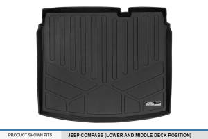 Maxliner USA - MAXLINER Cargo Trunk Liner Floor Mat Black for 2017-2019 Jeep Compass Lower or Middle Deck Position Only (New Body Style) - Image 3