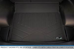Maxliner USA - MAXLINER Cargo Trunk Liner Floor Mat Black for 2017-2020 Kia Sportage - Liner fits with Cargo Tray in Lowest Position - Image 2