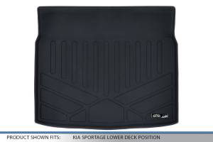 Maxliner USA - MAXLINER Cargo Trunk Liner Floor Mat Black for 2017-2020 Kia Sportage - Liner fits with Cargo Tray in Lowest Position - Image 3