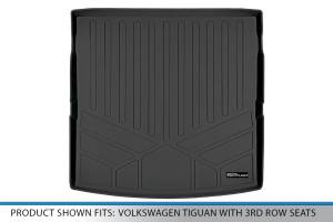 Maxliner USA - MAXLINER Custom Fit Cargo Trunk Liner Floor Mat Behind 2nd Row Black for 2018-2019 Volkswagen Tiguan with 3rd Row Seats - Image 3