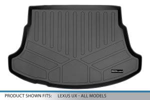 Maxliner USA - MAXLINER All Weather Custom Fit Cargo Liner Trunk Floor Mat Black for 2019-2020 Lexus UX - All Models - Image 3