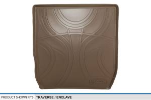 Maxliner USA - MAXLINER All Weather Custom Fit Cargo Trunk Liner Floor Mat Behind 2nd Row Seat Tan for 2008-2017 Traverse / Enclave - Image 3