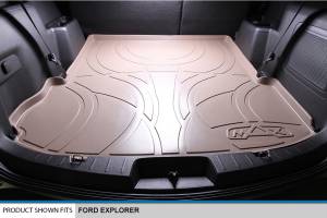 Maxliner USA - MAXLINER All Weather Custom Fit Cargo Trunk Liner Floor Mat Behind 2nd Row Tan for 2011-2019 Ford Explorer - Image 2