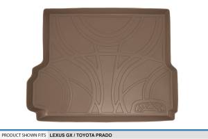 Maxliner USA - MAXLINER All Weather Custom Fit Cargo Trunk Liner Floor Mat Tan for 2010-2019 Lexus GX460 / 2010-2018 Toyota Prado - Image 3