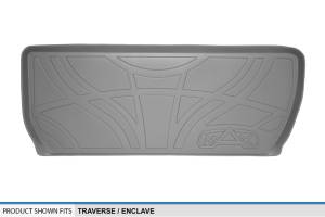 Maxliner USA - MAXLINER All Weather Custom Fit Cargo Trunk Liner Floor Mat Behind 3rd Row Grey for 2008-2017 Traverse / Enclave - Image 3