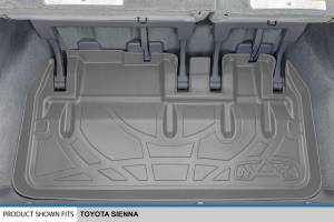 Maxliner USA - MAXLINER Cargo Trunk Liner Floor Mat Behind 3rd Row Grey for 2011-2020 Toyota Sienna without Power Folding 3rd Row Seats - Image 2