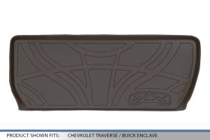 Maxliner USA - MAXLINER All Weather Custom Fit Cargo Trunk Liner Floor Mat Behind 3rd Row Cocoa for 2008-2017 Traverse / Enclave - Image 2
