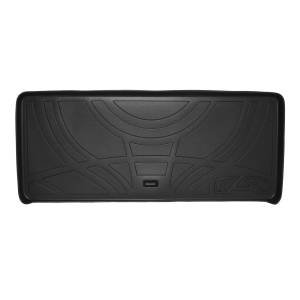 MAXLINER Cargo Trunk Liner Floor Mat Behind 3rd Row Black for 2007-2016 GMC Acadia / 2017 Acadia Limited (Old Body Style)