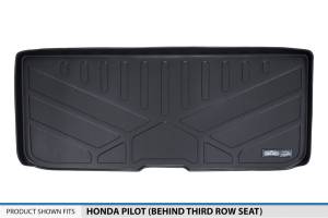 Maxliner USA - MAXLINER Cargo Trunk Liner Floor Mat Behind 3rd Row Black for 16-19 Honda Pilot (Factory Tray must be in the Top Position) - Image 3