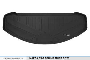 Maxliner USA - MAXLINER All Weather Custom Fit Cargo Trunk Liner Floor Mat Behind 3rd Row Black for 2016-2019 Mazda CX-9 - Image 3