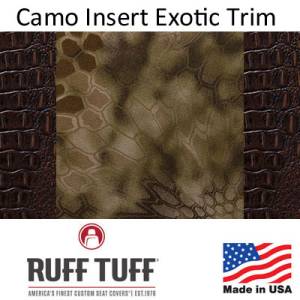 RuffTuff - Camo Pattern Inserts With Exotics Trim Seat Covers - Image 3