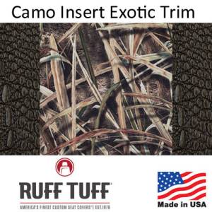 RuffTuff - Camo Pattern Inserts With Exotics Trim Seat Covers - Image 5