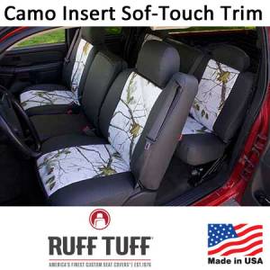 RuffTuff - Camo Pattern Inserts With Sof-Touch Trim Seat Covers - Image 2