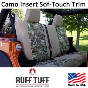 RuffTuff - Camo Pattern Inserts With Sof-Touch Trim Seat Covers - Image 5