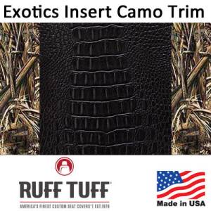 RuffTuff - Exotic Insert With Camo Pattern Trim Seat Covers - Image 4