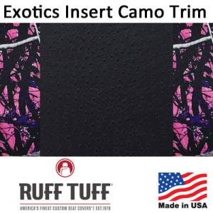 RuffTuff - Exotic Insert With Camo Pattern Trim Seat Covers - Image 5